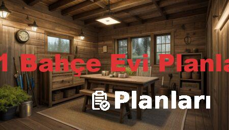 1 1 Bahçe Evi Planları