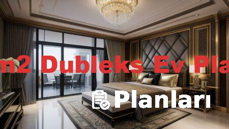 100 m2 Dubleks Ev Planları