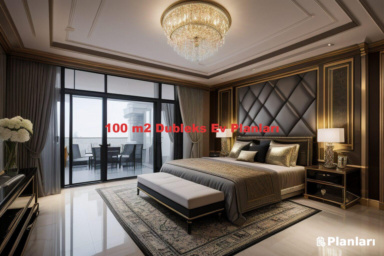 100 m2 Dubleks Ev Planları