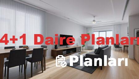 4+1 Daire Planları