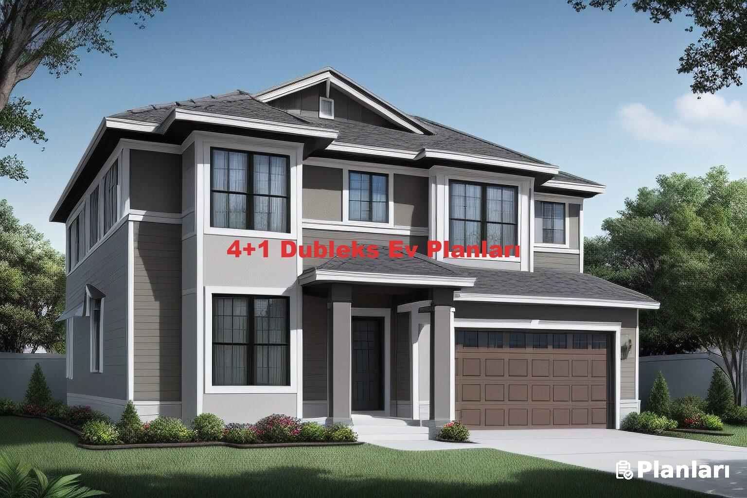 4+1 Dubleks Ev Planları