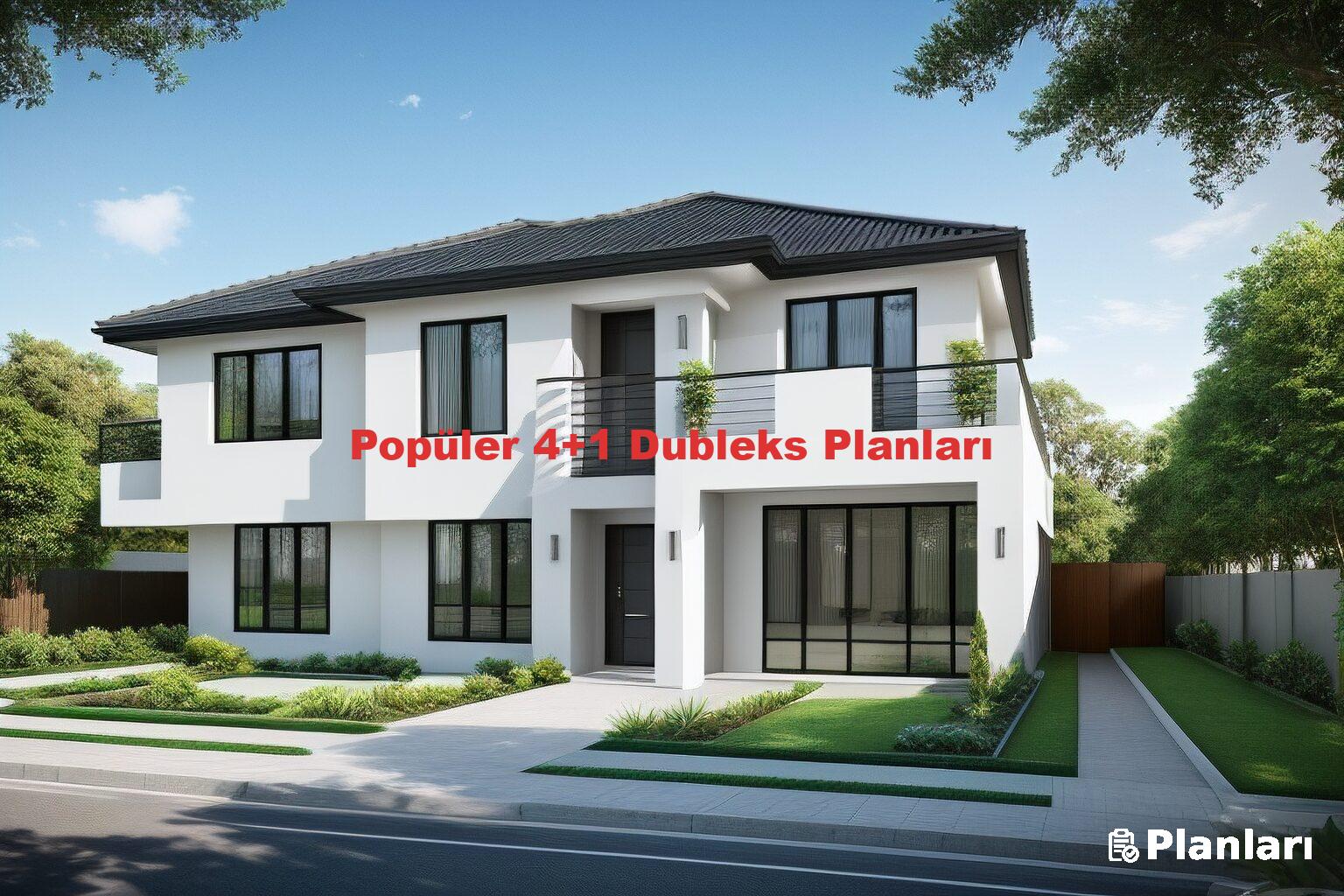 Popüler 4+1 Dubleks Planları
