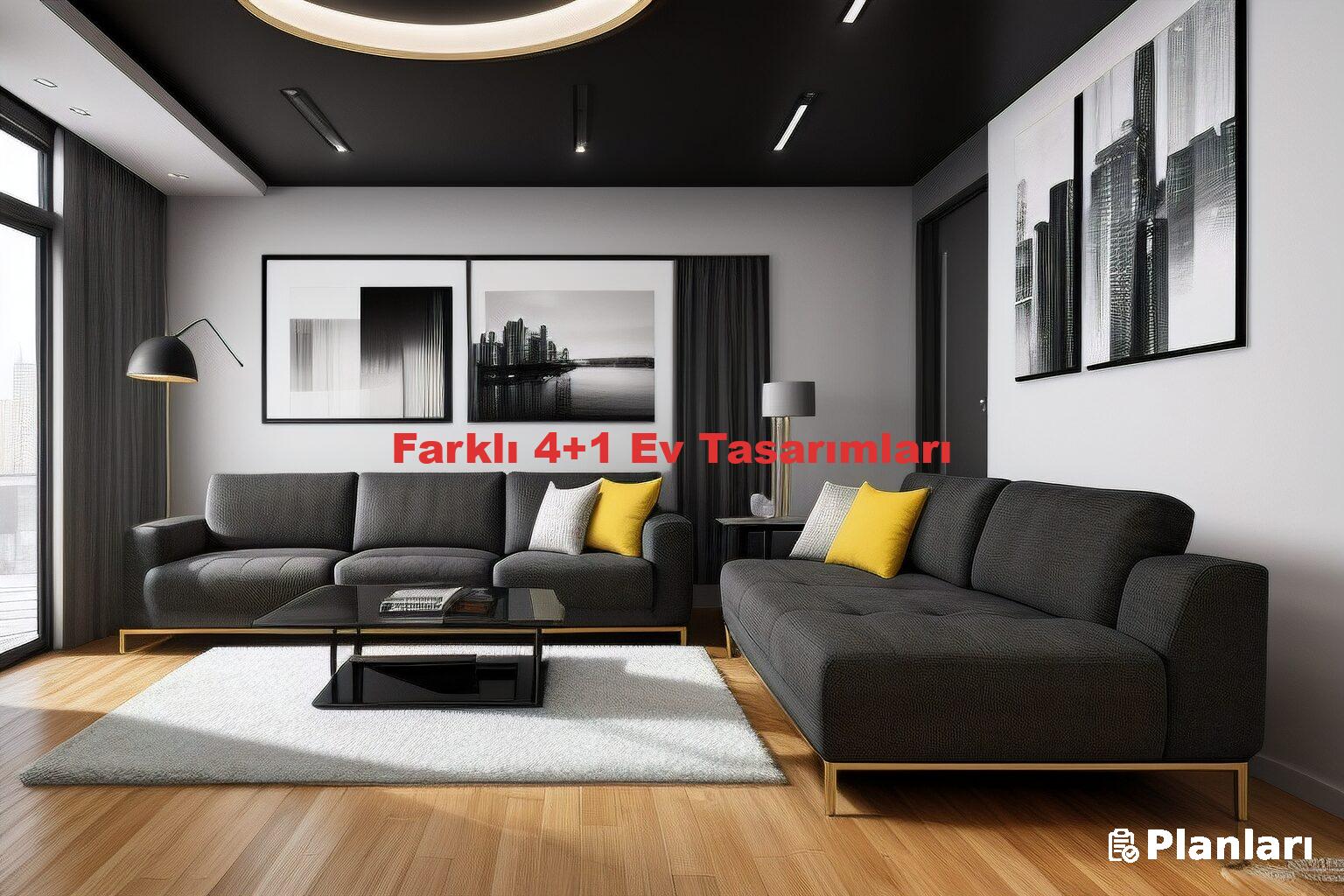 Farklı 4+1 Ev Tasarımları