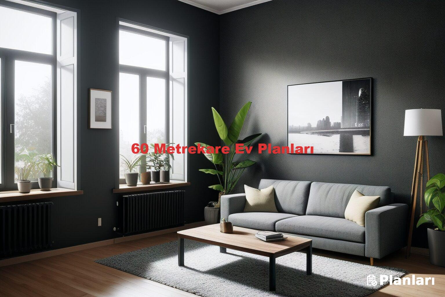 60 Metrekare Ev Planları