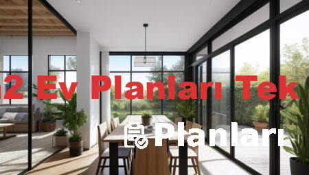 70 m2 Ev Planları Tek Katlı