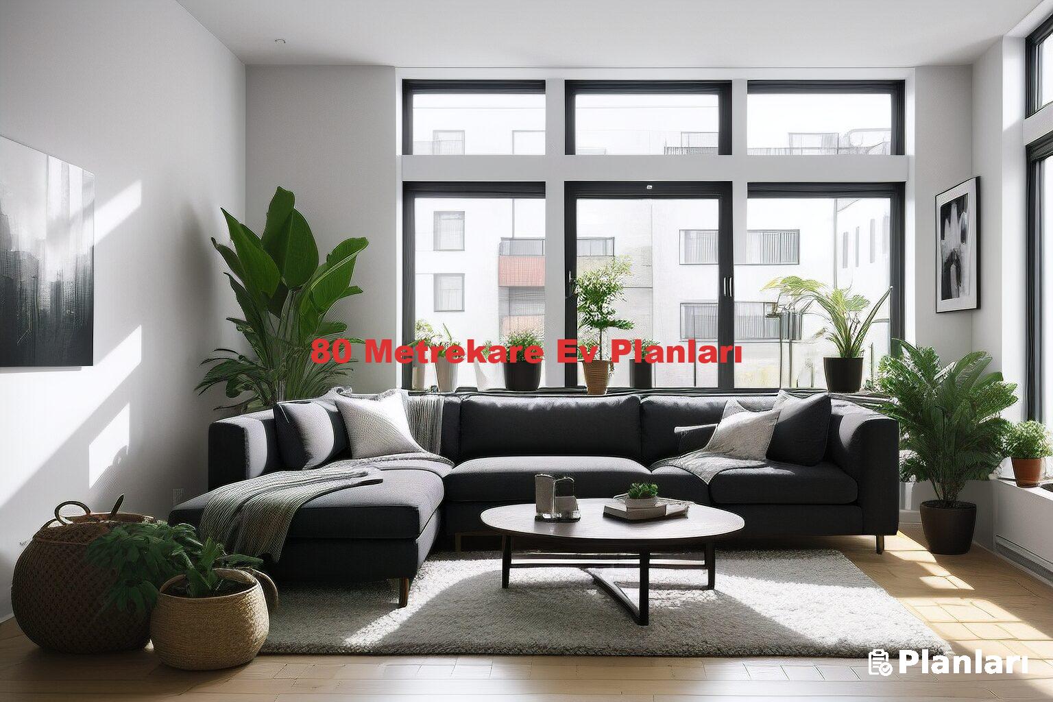 80 Metrekare Ev Planları