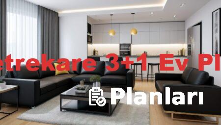 90 Metrekare 3+1 Ev Planları