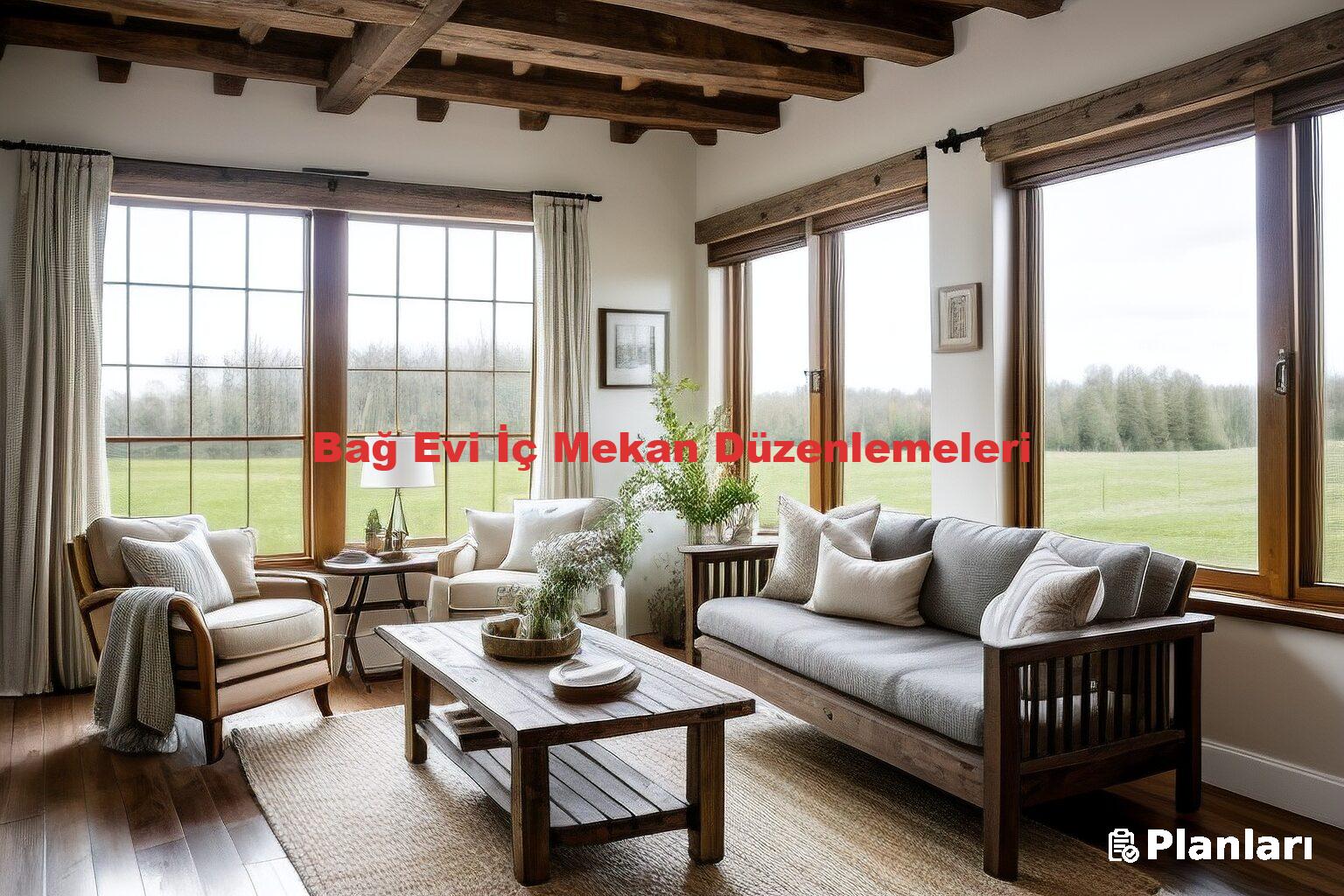Bağ Evi İç Mekan Düzenlemeleri
