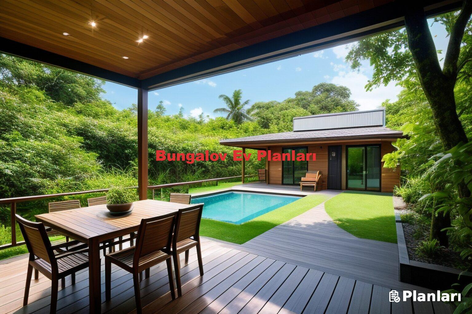 Bungalov Ev Planları