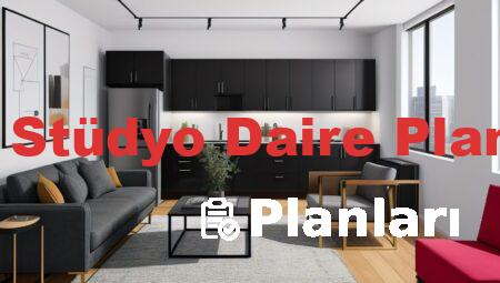 1+0 Stüdyo Daire Planları