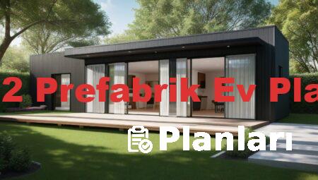 50 m2 Prefabrik Ev Planları
