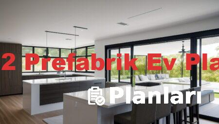 80 m2 Prefabrik Ev Planları