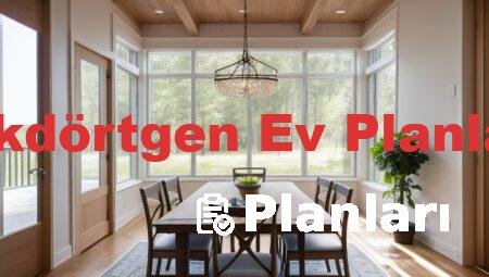 Dikdörtgen Ev Planları