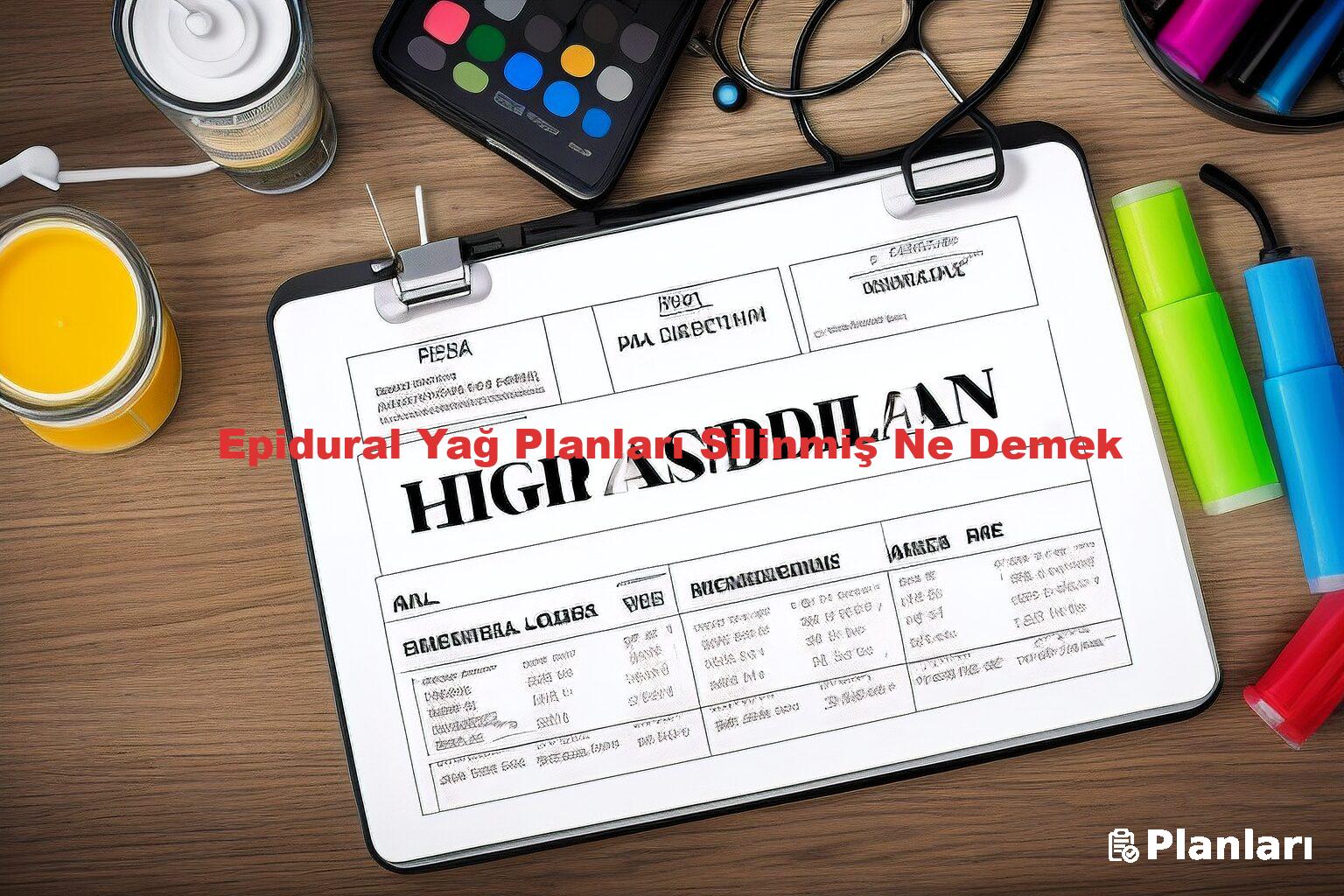 Epidural Yağ Planları Silinmiş Ne Demek