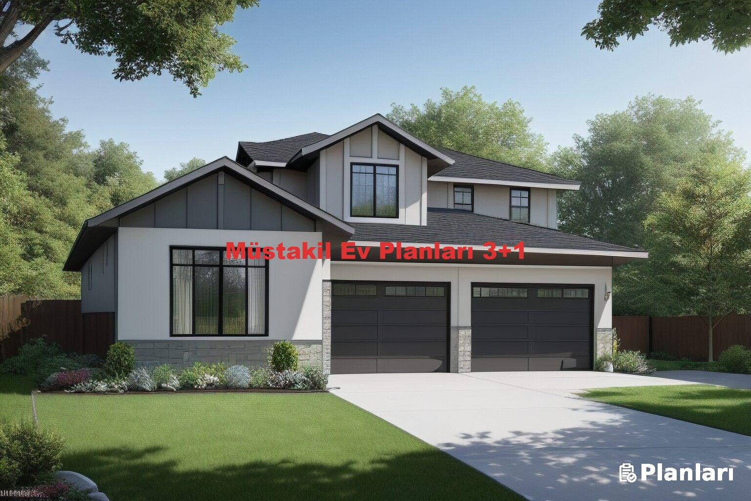 Müstakil Ev Planları 3+1