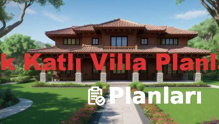 Tek Katlı Villa Planları