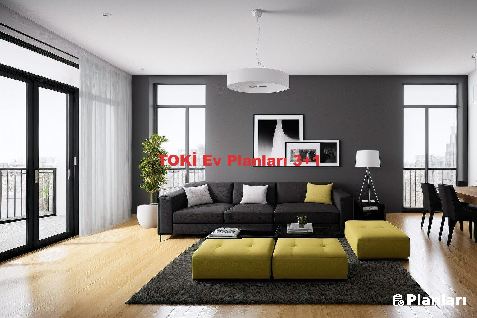 TOKİ Ev Planları 3+1