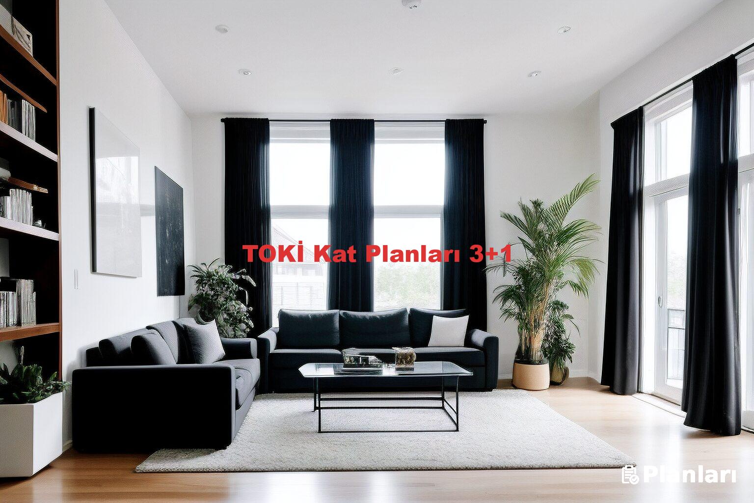 TOKİ Kat Planları 3+1