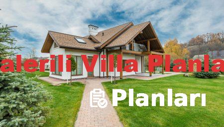 Galerili Villa Planları