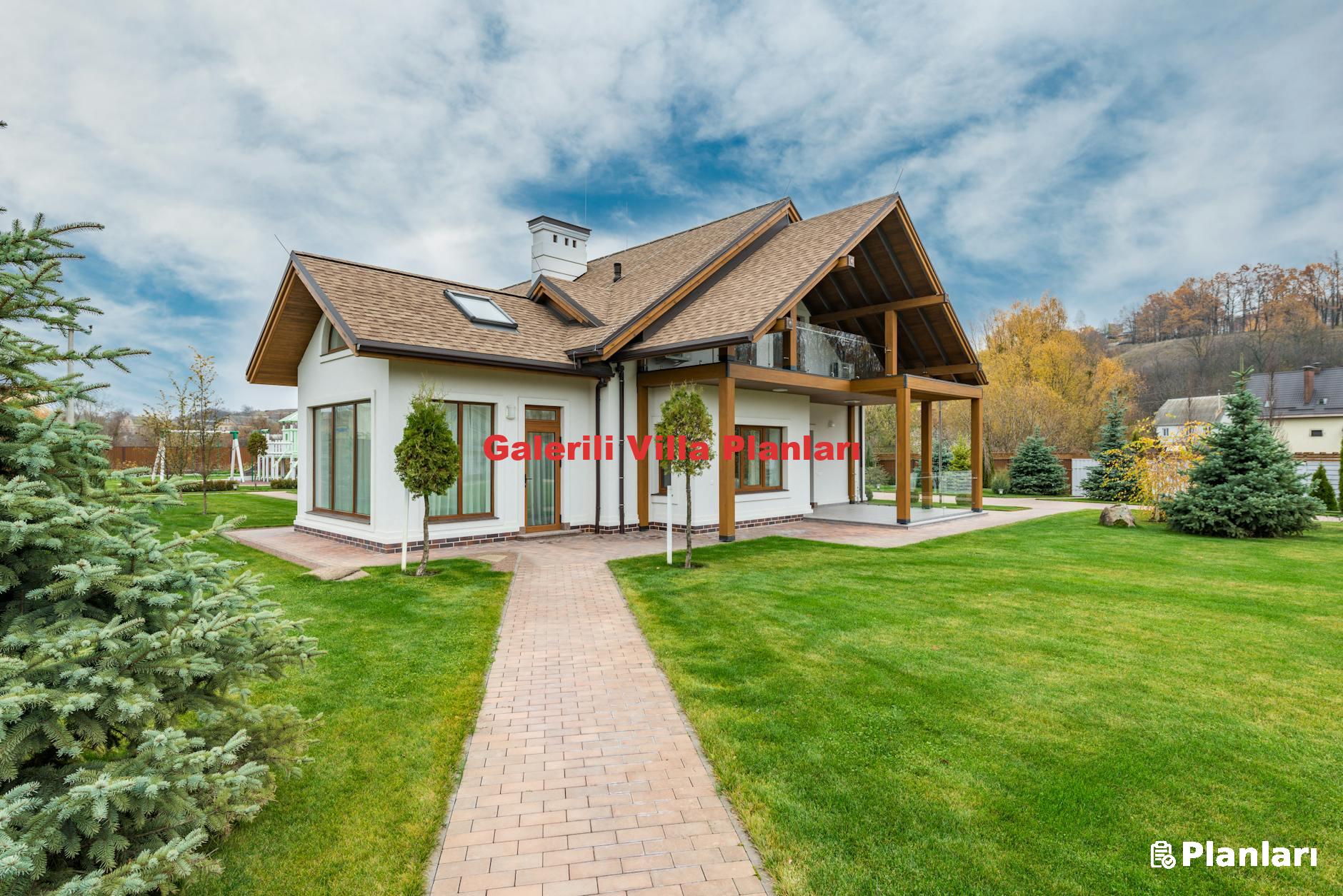 Galerili Villa Planları