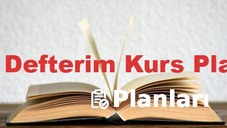 Sınıf Defterim Kurs Planları