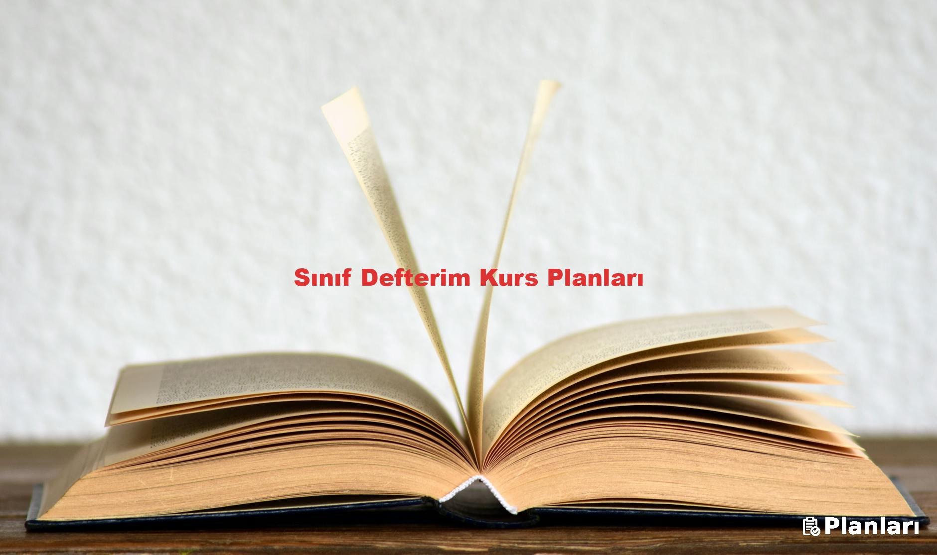 Sınıf Defterim Kurs Planları