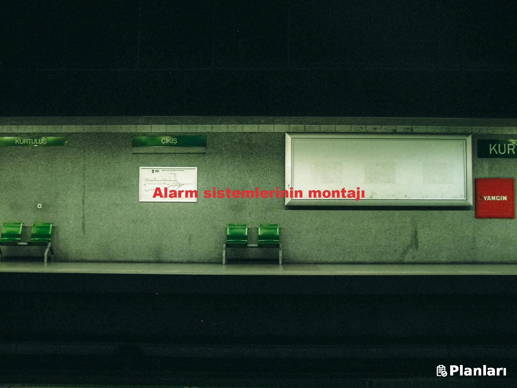 Alarm sistemlerinin montajı
